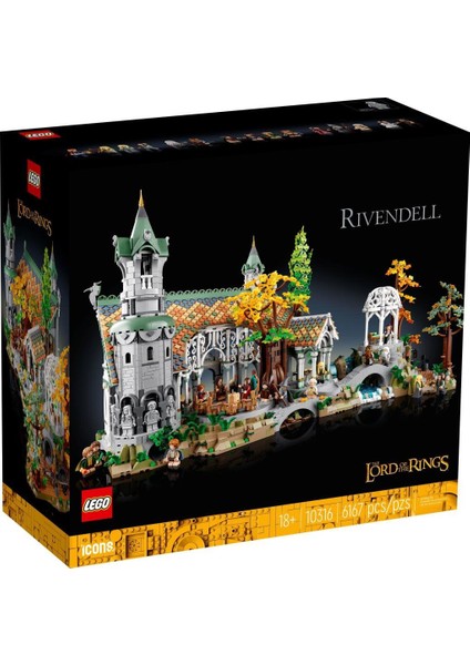 LEGO 10316 Icons Yüzüklerin Efendisi: Rıvendell