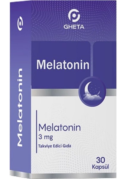 Melatonin 3 mg 30 Kapsül
