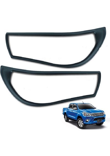 Far Çerçevesi Siyah Toyota Hılux 2015+2019 (mercekli farlar için) fiyatları