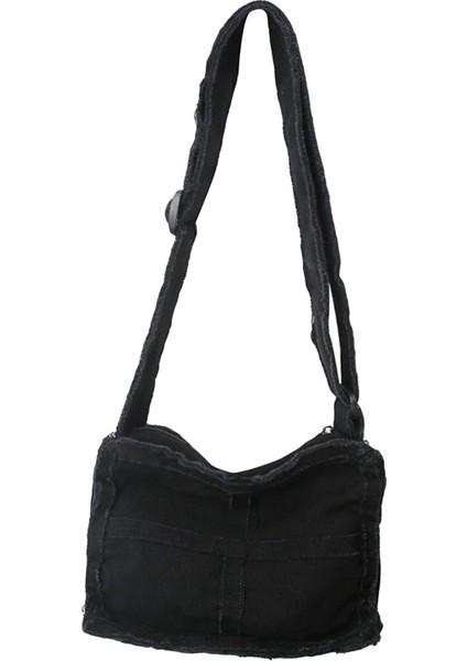 Küçük Dişi Tuval Düz Renkli Taşınabilir Kese Siyah (Yurt Dışından) modelleri