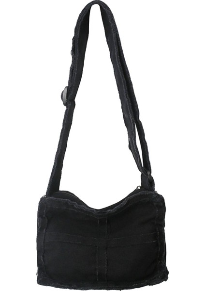 Küçük Dişi Tuval Düz Renkli Taşınabilir Kese Siyah (Yurt Dışından) indirimleri