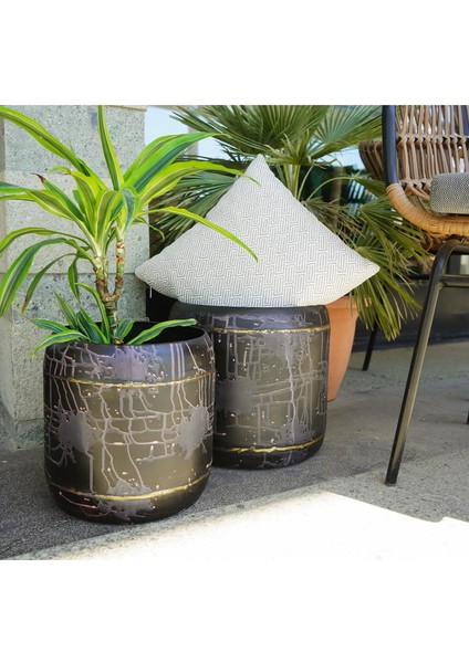 Arwin Metal Saksı 33X30 cm modelleri