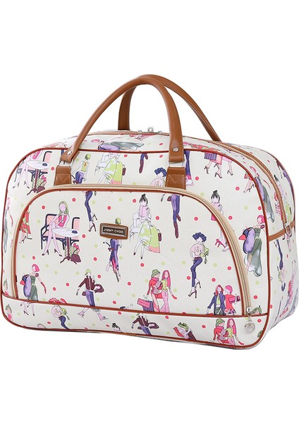20L Lady Pu Gece Seyahat Hafta Sonu El Bagaj Tote Çanta Su Geçirmez - Bayanlar Ladies Stripes (Yurt Dışından) fiyatları