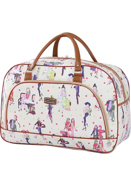 20L Lady Pu Gece Seyahat Hafta Sonu El Bagaj Tote Çanta Su Geçirmez - Bayanlar Ladies Stripes (Yurt Dışından) fırsatları
