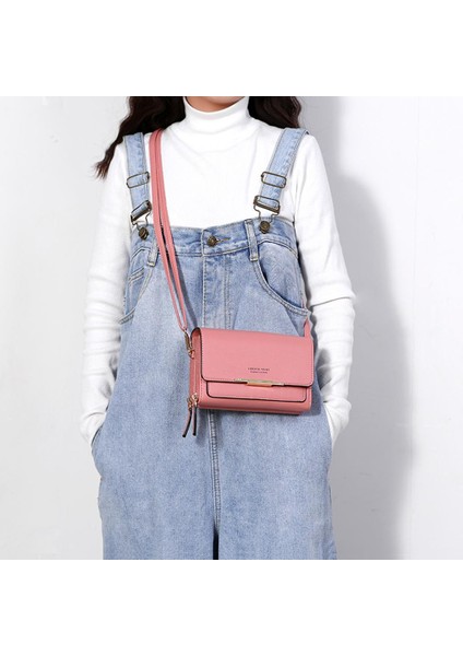 Kadın Bayanlar Moda Küçük Debriyaj Çantası Büyük Kapasiteli Çanta Çanta Omuz Çantası Pembe (Yurt Dışından) fırsatları