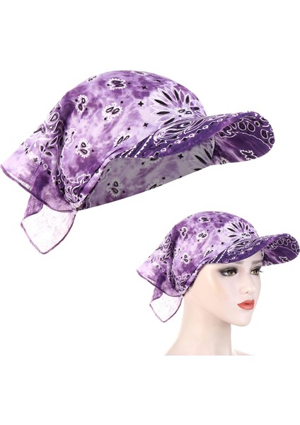 Sun Hooded Balaclava Bandana Kafa Binicilik Bisiklet - Mor (Yurt Dışından) modelleri