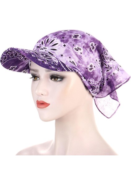 Sun Hooded Balaclava Bandana Kafa Binicilik Bisiklet - Mor (Yurt Dışından) indirimleri