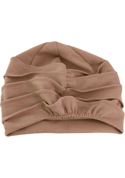 Gece Uykusu Pamuk Kafa Örtüsü Saç Dökülmesi Yumuşak Esnek Gece Içi Kadın Kahve (Yurt Dışından)