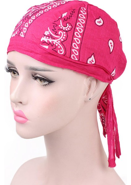 Beanie Kapakları Ter Emici Kafa Bandı Bandana Kafa Sargısı Bisiklet Eğitimi Için Gül Kırmızı (Yurt Dışından)