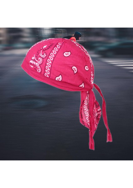 Beanie Kapakları Ter Emici Kafa Bandı Bandana Kafa Sargısı Bisiklet Eğitimi Için Gül Kırmızı (Yurt Dışından)