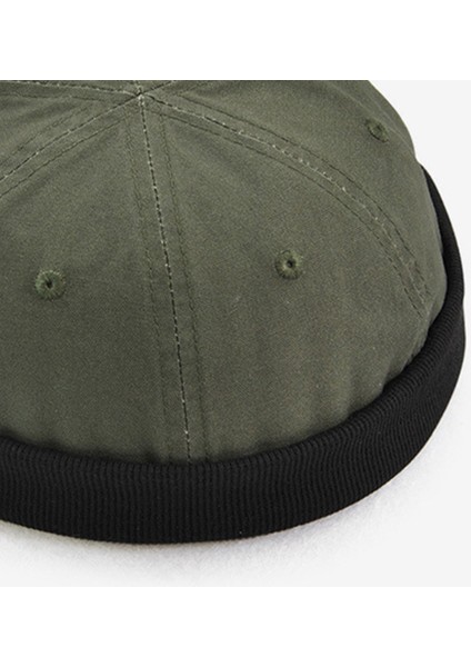 Mens Docker Memless Hat Skullcap Beanie Işçi Denizci Rulo Kuff Kafatası Ordusu Yeşil (Yurt Dışından) indirimleri
