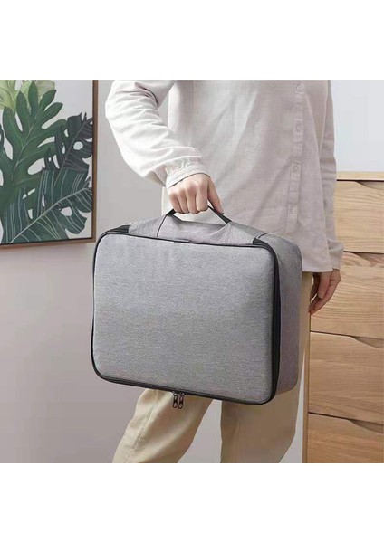 & Sertifika Gri Için Sap Fermuarlı Kutu ile Dosya Organizatör Depolama Çantası (Yurt Dışından) modelleri