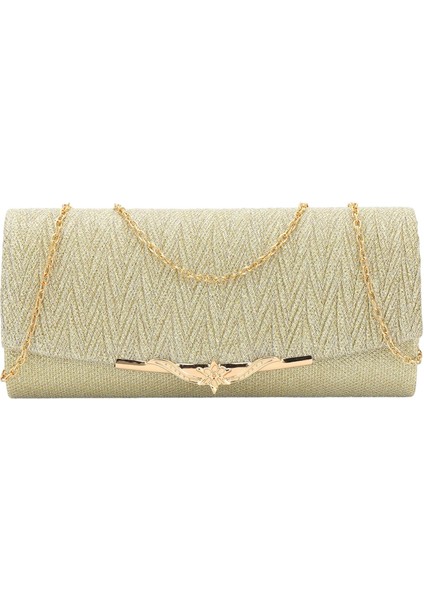 Moda Kadınlar Akşam Çanta Parti Kokteyl Düğün Crossbody Cüzdan Çanta Altın (Yurt Dışından) fiyatları