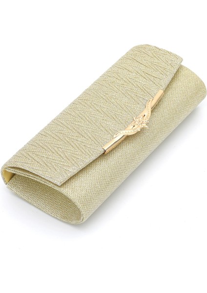 Moda Kadınlar Akşam Çanta Parti Kokteyl Düğün Crossbody Cüzdan Çanta Altın (Yurt Dışından) indirimleri