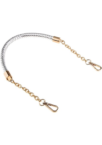 2x 6 Renkler Metal Pu Deri Örgülü Çanta Kayış Zinciri (Yurt Dışından) fırsatları