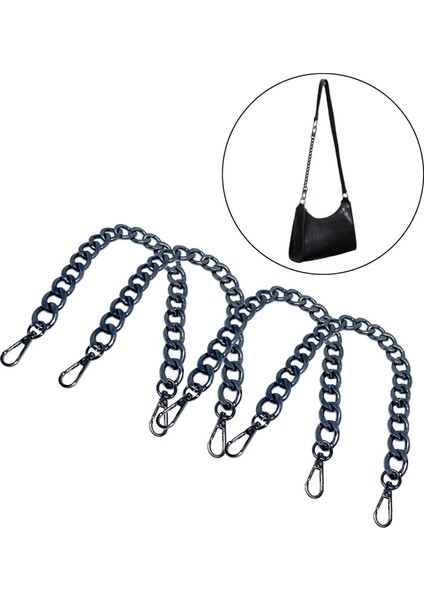 4pieces Çanta Zinciri Kayışı 7.9 Inç Torba Kayış Genişletici Kol Torbası Dekorasyonu Siyah (Yurt Dışından) fırsatları