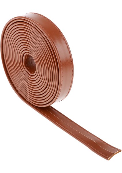 3 Metre Düz Deri Kordon Deri Kayışlar Dıy El Sanatları Için Deri Kordonlar 3 # Kahverengi (Yurt Dışından)