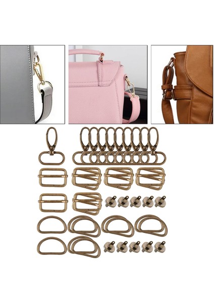 80PCS Bronz Keychain Tokes Kiti Manyetik Düğmesi Dayanıklı (Yurt Dışından) modelleri