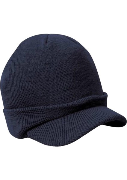 Unisex Erkek Kış Sıcak Örme Şapka ile Tepe Bir Boyutu Koyu Mavi (Yurt Dışından) fiyatları
