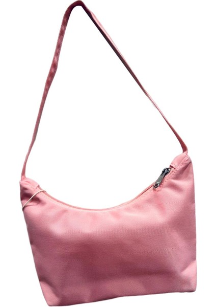 Moda Mini Hafif Alışveriş Omuz Çantaları Pembe Kırmızı (Yurt Dışından) fiyatları