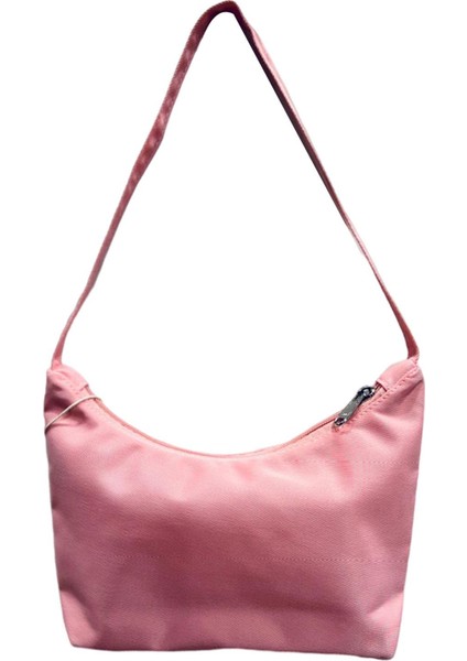 Moda Mini Hafif Alışveriş Omuz Çantaları Pembe Kırmızı (Yurt Dışından) modelleri