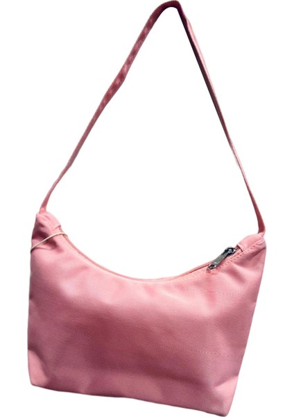 Moda Mini Hafif Alışveriş Omuz Çantaları Pembe Kırmızı (Yurt Dışından) fırsatları