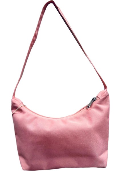 Moda Mini Hafif Alışveriş Omuz Çantaları Pembe Kırmızı (Yurt Dışından) indirimleri