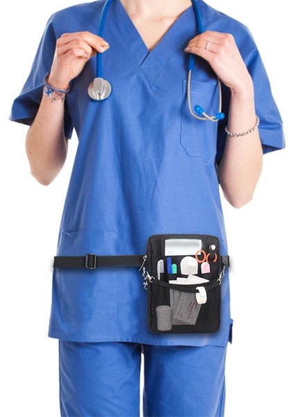 Naylon Hemşire Organizatör Cep Hızlı Toplama Bel Çanta Kılıfı Omuz Seti Durumda (Yurt Dışından) fiyatları