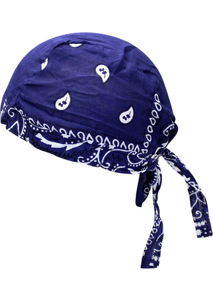 Bisiklet Korsan Şapkaları Bandana Beanie Kask Astar Baş Sargısı Eşarp Mavi Siyah (Yurt Dışından) modelleri