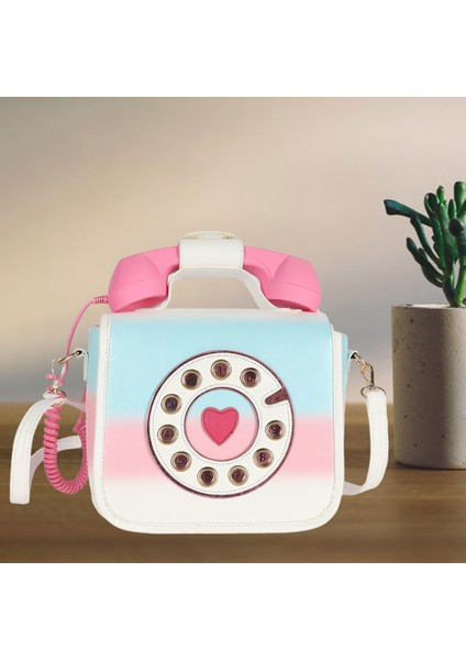 Kadınlar Telefon Şekilli Crossbody Çanta Alışveriş Messenger Omuz Çantası Kılıf Renkli (Yurt Dışından) fırsatları