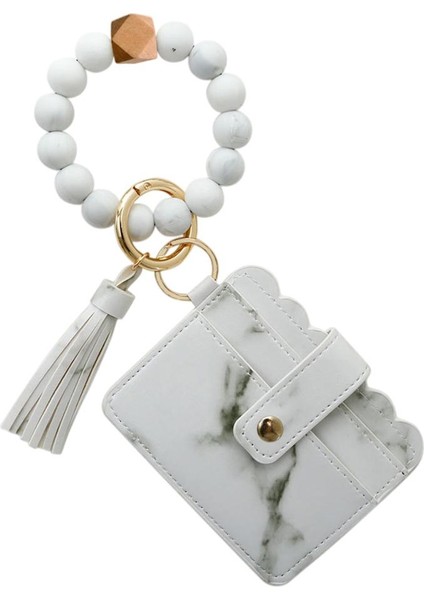 3pcs Kadın Bilek Cüzdan Kart Tutucu Bilezik Anahtar Halka Tassel (Yurt Dışından) fiyatları