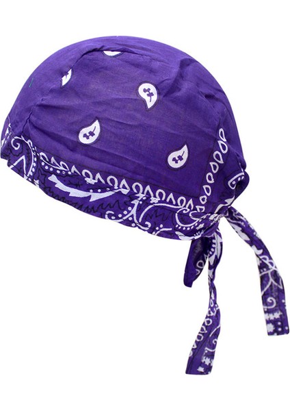 Bisiklet Korsan Şapkaları Bandana Beanie Hafif Yumuşak Erkekler Için Yürüyüş Mor Yürüyüş (Yurt Dışından)