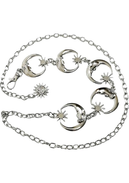 2pcs Bayanlar Ay Kolye Vücut Zinciri Kemeri Için (Yurt Dışından)
