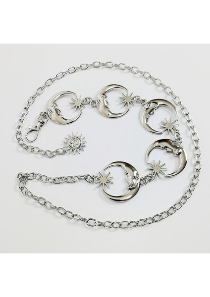 2pcs Bayanlar Ay Kolye Vücut Zinciri Kemeri Için (Yurt Dışından)