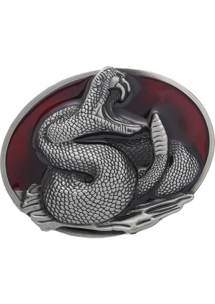 Vintage Style Western Cowboy Snake Desen Kemer Tokası 3,6-3.9cm Kemer (Yurt Dışından) modelleri
