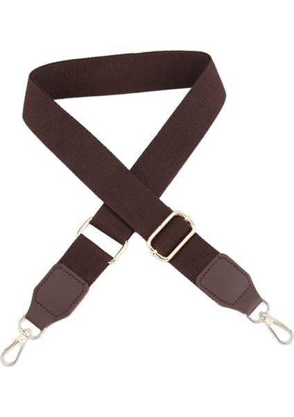 Kadın Dokuma Torba Kayış Çanta Kemeri Yedek Kayış Omuz Geniş Kayış Kahve (Yurt Dışından)