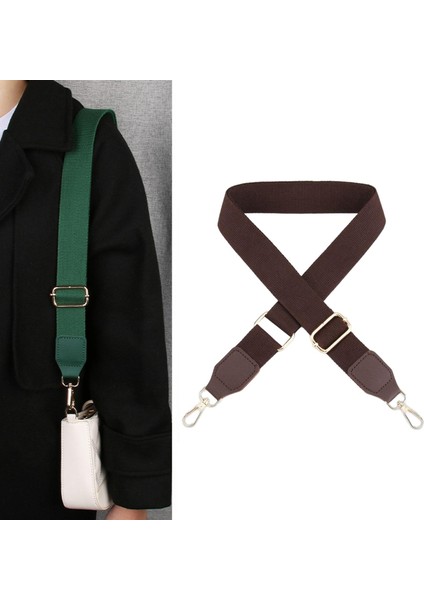 Kadın Dokuma Torba Kayış Çanta Kemeri Yedek Kayış Omuz Geniş Kayış Kahve (Yurt Dışından) indirimleri