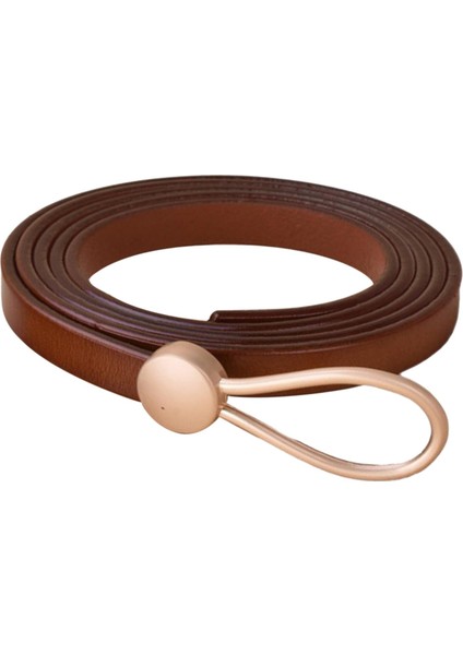 Kadınlar Knot Kemeri Ince Bel Bandı Alaşım Toka Pantolon Etekler Için Sıska Kahverengi (Yurt Dışından) fiyatları