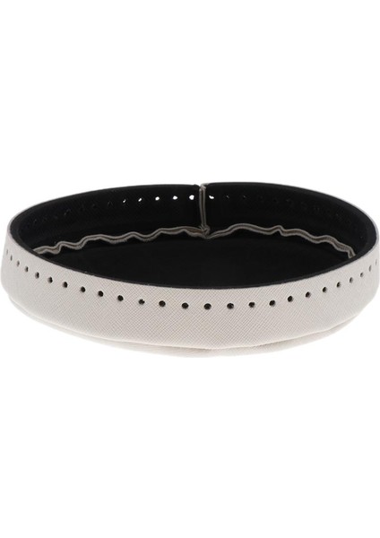 Alt Taban Taban Torbası Diy Küp Yapay Deri Kalıp Yapım Çanta - Yuvarlak Bej -Round (Yurt Dışından)