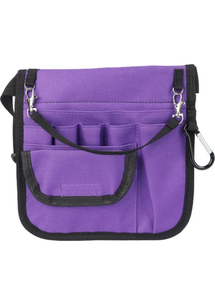 Hemşire Koruma Bel Çanta Cep Hızlı Pick Bag Organizatör Bel Çanta Torbası Torbası Mor (Yurt Dışından)