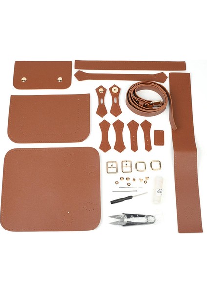 2 Set Deri Omuz Çantası Tam Kit El Sanatları Çanta Malzemeleri (Yurt Dışından) fiyatları