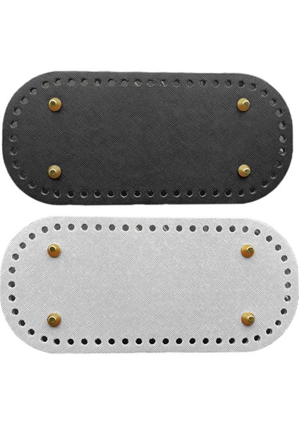 2x 2 Lot Dıy Torbalar Tırnak Alt Mat Pad Ekleme Torbası Malzemeleri Siyah+Gri (Yurt Dışından)