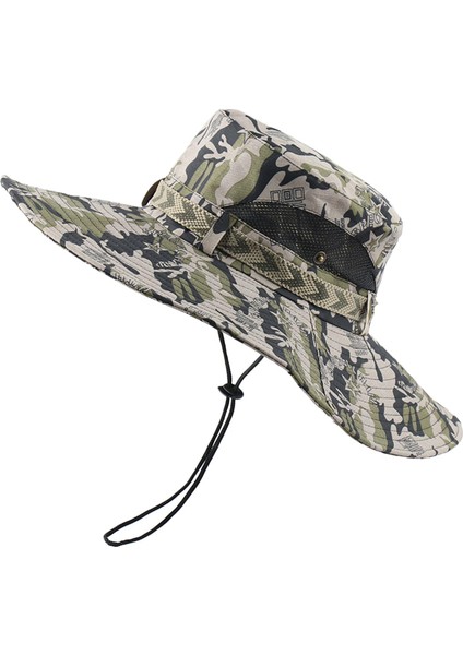 Erkek Güneş Şapkı Yaz Uv Koruma Geniş Kemeri Şapk Rüzgar Geçirmez Balıkçı Şapka Gri Yıldız Camo (Yurt Dışından) fiyatları