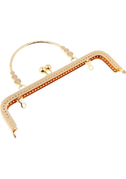 Antika Kabartmalı Çiçek Metal Çanta Öpücük Toka Çerçeve Sapı Dıy Torbası Için (Yurt Dışından)