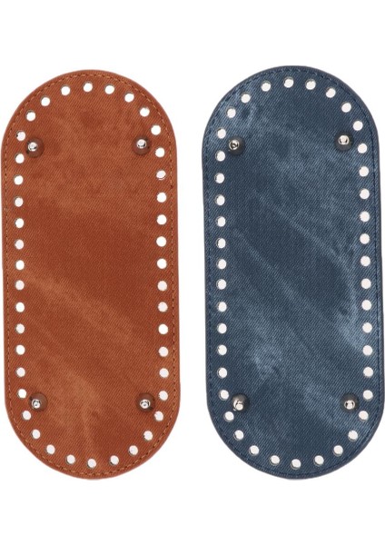 1x Dıy Tığ Torbası Alt Şekillendirici Ped 42 Delik Çanta Yastık Takma Oval Taban Denim Gri (Yurt Dışından) indirimleri