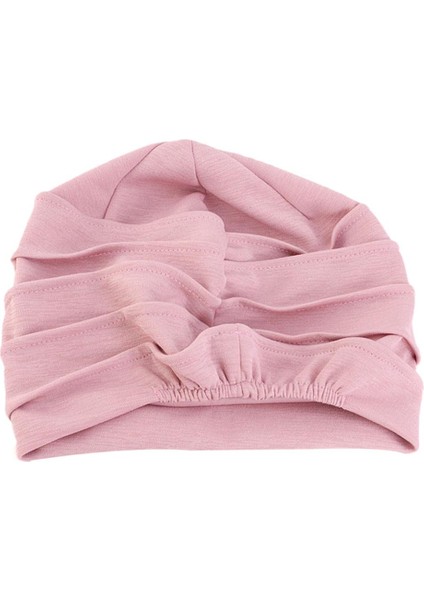 Gece Uykusu Pamuk Başı Kapağı Saç Dökülmesi Yumuşak Esnek Gece Içi Kadın Pembe (Yurt Dışından)