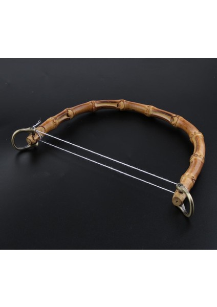 Ahşap Gerçek Bambu Çanta Çanta Çanta Tutamağı Çanta Yapmak Için Bronz Toka (Yurt Dışından)