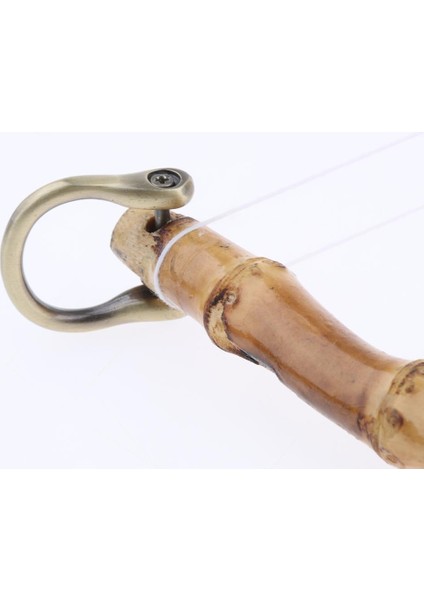 Ahşap Gerçek Bambu Çanta Çanta Çanta Tutamağı Çanta Yapmak Için Bronz Toka (Yurt Dışından)