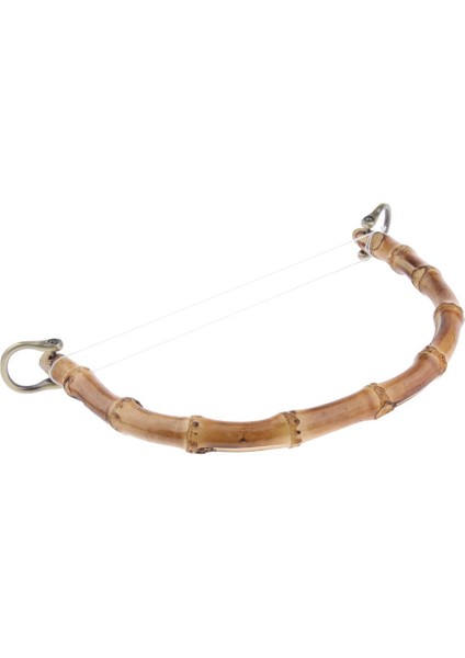 Ahşap Gerçek Bambu Çanta Çanta Çanta Tutamağı Çanta Yapmak Için Bronz Toka (Yurt Dışından)