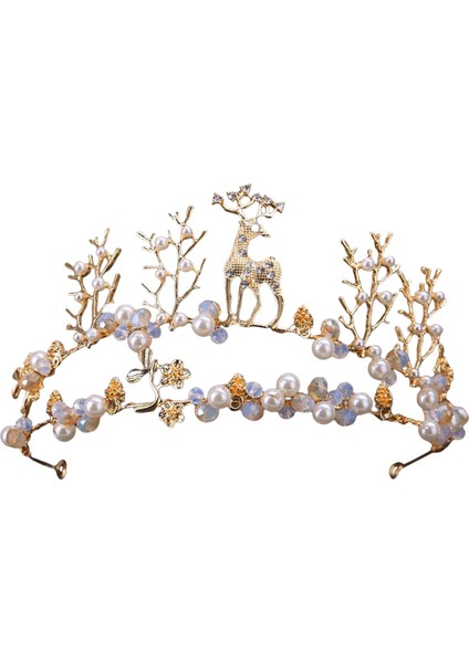 Düğün Için Taç Kronları ve Doğum Günü Stili Için Gelin Başlıkları Için Parti G (Yurt Dışından)